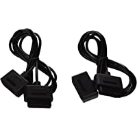 Los mejores  - 2 Cables extensión mando SNES Super Nintendo consola retro game videojuego gaming -- 2 Extension Cable For Super…